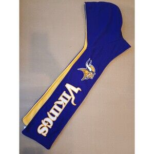 Vintage NFL Vikings Fleece Hoodie Hood Scarf Hat Pro-fan-ity Little Earth